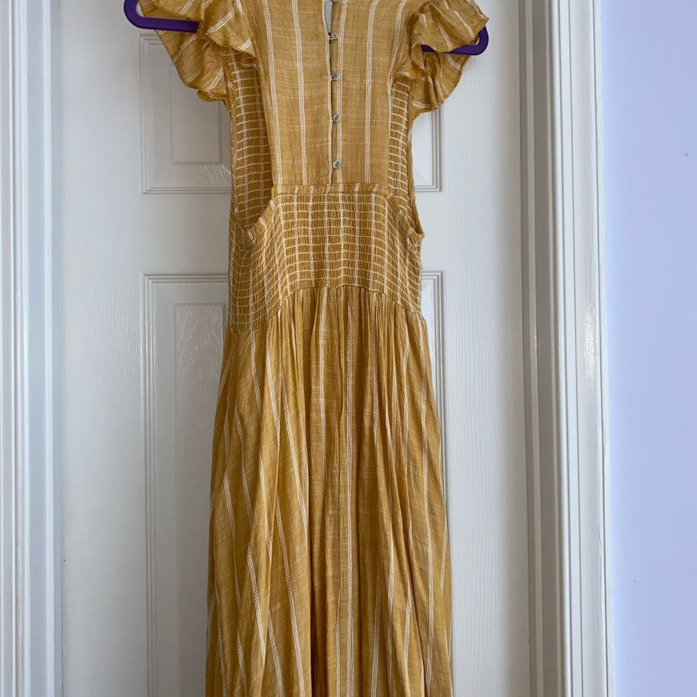 Yellow Free People dress. Size small.